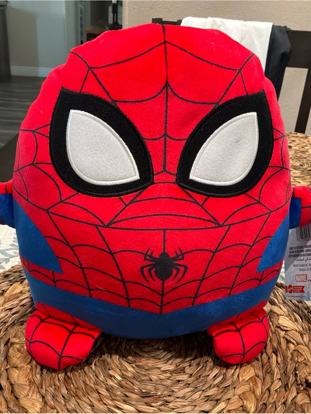 Mattel Spider-Man Plush in Red, Blue & Black